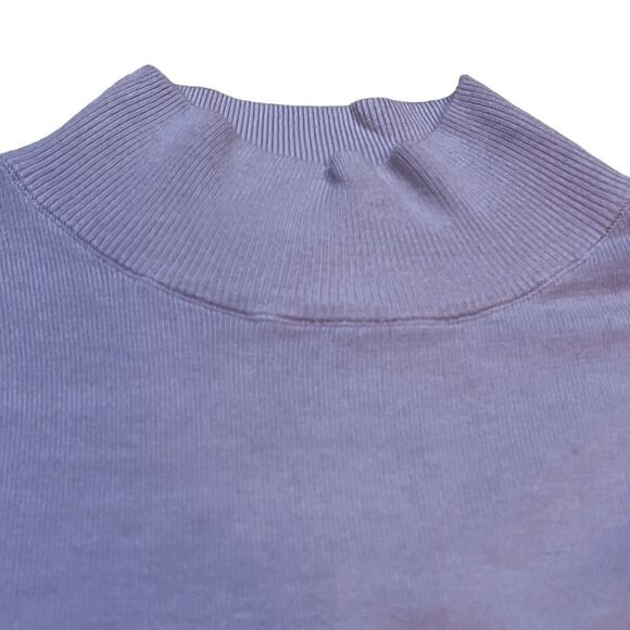 Lavender Turtleneck Sweater - Picture 3 of 16